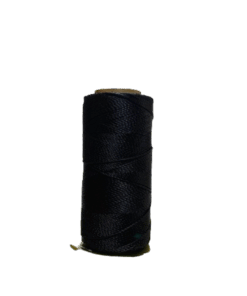 Linha de costura encerada - Preto